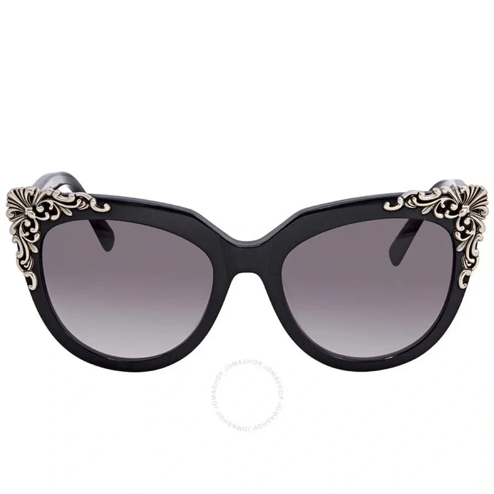 RARE MCM Black Sunglasses with Silver Detailing - Picture 2 of 16